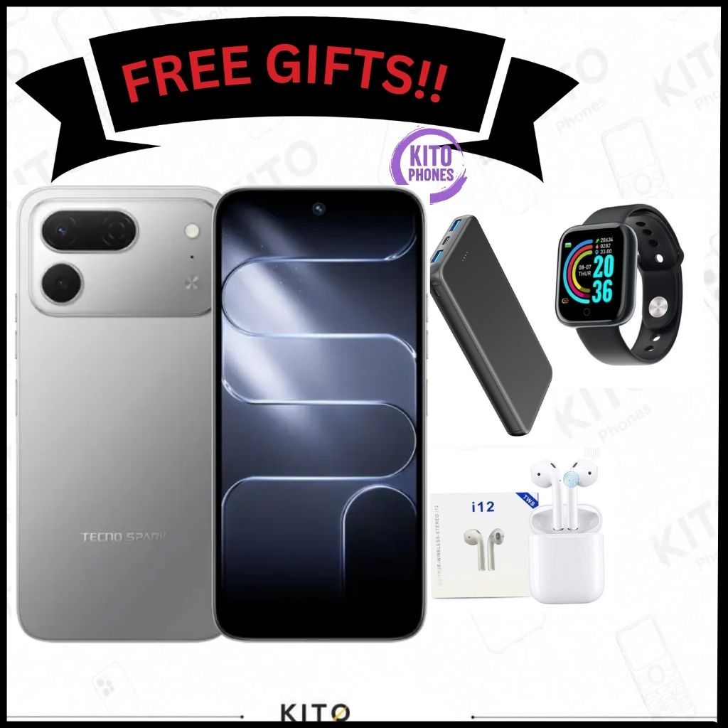 [BRAND NEW] Tecno Spark 50 Pro 256GB ROM+8GB RAM 6.78-inch'50MP f/1.8 PDAF + 8MP f/2.0 selfie,Battery: 5600mAh'OS: Android 16, MediaTek Helio G100+12 MONTHS FREE WARRANTY PHONE SMARTPHONE+FREE GIFTS