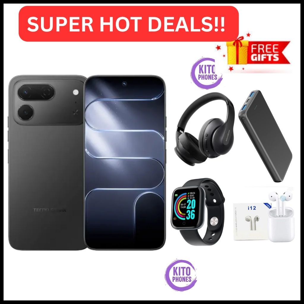 [BRAND NEW] Tecno Spark 50 Pro 256GB ROM+8GB RAM 6.78-inch'50MP f/1.8 PDAF + 8MP f/2.0 selfie,Battery: 5600mAh'OS: Android 16, MediaTek Helio G100+12 MONTHS FREE WARRANTY PHONE SMARTPHONE+FREE GIFTS