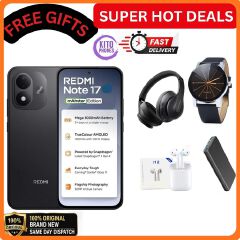 NEW ARRIVALS!! Redmi Note 17 6.99 INCHES AMOLED SCREEN 256GB ROM+(8+8)16GB RAM 50 MP MAIN CAMERA+16MP FRONT,7700 mAh battery 45W FAST CHARGING In-screen fingerprint ANDROID 16 SMARTPHONE+FREE GIFTS