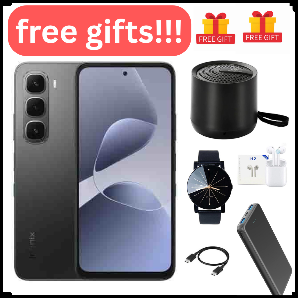 [BRAND NEW] Infinix Hot 60i 128GB ROM+12(6+6)GB RAM 6.7" 120Hz Screen 4G Phone Dual SIM 5160mAh Battery 45W Charging 50MP Camera Fingerprint Lock Android 15 G81 Smart AI smart Phones+FREE GIFTS