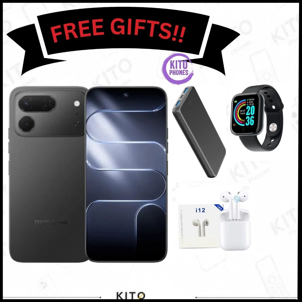 [BRAND NEW] Tecno Spark 50 Pro 256GB ROM+8GB RAM 6.78-inch'50MP f/1.8 PDAF + 8MP f/2.0 selfie,Battery: 5600mAh'OS: Android 16, MediaTek Helio G100+12 MONTHS FREE WARRANTY PHONE SMARTPHONE+FREE GIFTS