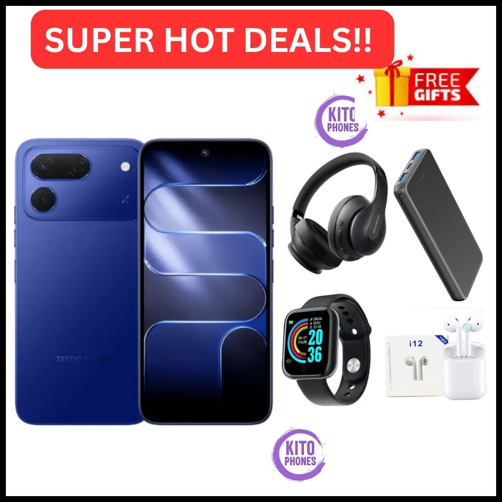 [BRAND NEW] Tecno Spark 50 Pro 256GB ROM+8GB RAM 6.78-inch'50MP f/1.8 PDAF + 8MP f/2.0 selfie,Battery: 5600mAh'OS: Android 16, MediaTek Helio G100+12 MONTHS FREE WARRANTY PHONE SMARTPHONE+FREE GIFTS