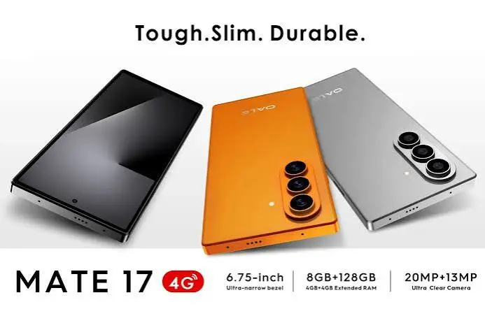 [NEW ARRIVAL] OALE MATE 17 SMART PHONE MEMORY 128GB+8GB 4G NETWORK BIG BATTERY 5750MAH TRIPLE CAMERA 13MP+20MP AI CAMERA SCREEN 6.75’’ ANDROID 15 SIDE FINGERPRINT UNLOCK smartphones+FREE GIFTS