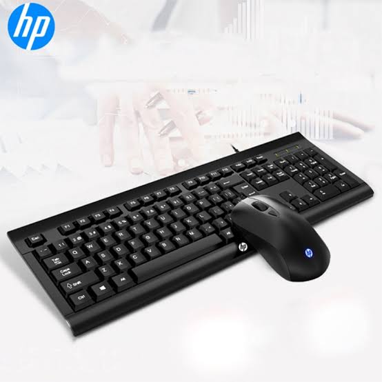 BRAND NEW HP WIRED KEYBOARD AND MOUSE COMBO| AFFORDABLE PRICE| COMFORTABLE ERGONOMIC DESIGN| FULL SIZE WIRED USB KEYBOARD| PLUG AND PLAY SET-UP