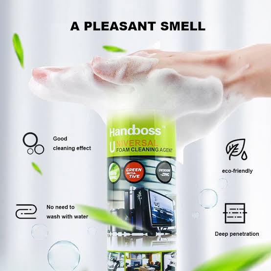 HANDBOSS UNIVERSAL CLEANING AGENT| IDEAL FOR CLEANING COMPUTERS, FURNITURE, SHOES, INTERIOR AND EXTERIOR PARTS OF A CAR, FLOORS, WALLS AND CERAMIC PRODUCTS