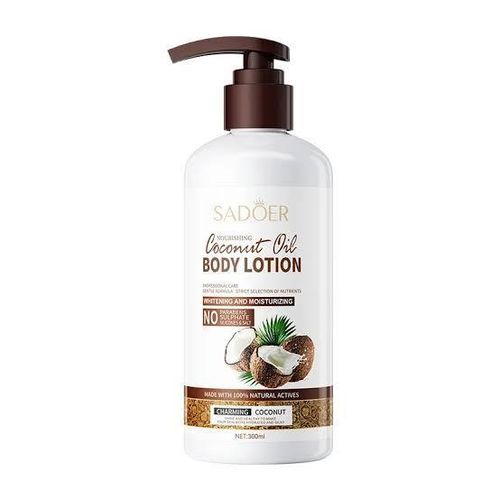 SADOER Coconut Oil Body Lotion – Deep Moisture, Soothing Care & Natural Glow