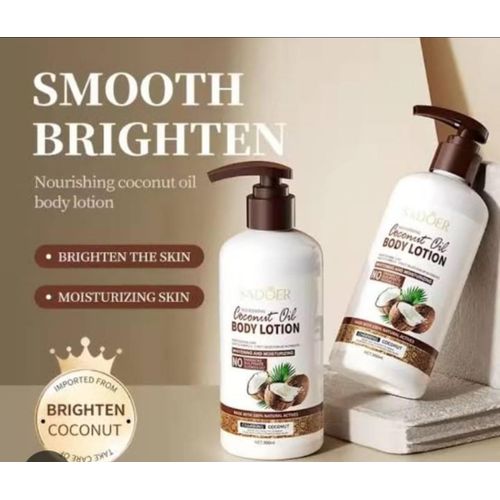 SADOER Coconut Oil Body Lotion – Deep Moisture, Soothing Care & Natural Glow