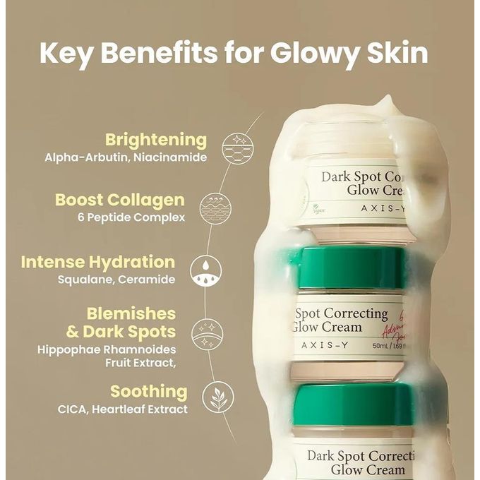Axis Dark Spot Correcting Glow Cream 50g