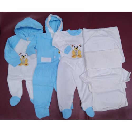 CLEARANCE OFFER 8PCS UNISEX NEW BORN BABY RECEIVING SET