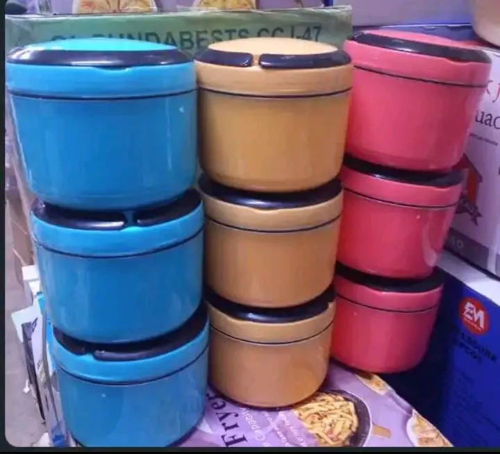 Stylish new breakable  food flask  pot  lunch box container, school and office lunch box