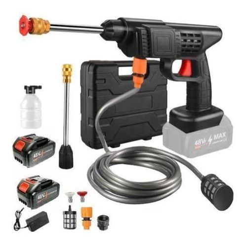 CLEARANCE OFFER Wireless Car Wash Spray Gun Machine With Portable Lithium Battery With 2 Batteries 96Vh Lithium-ion Batteries