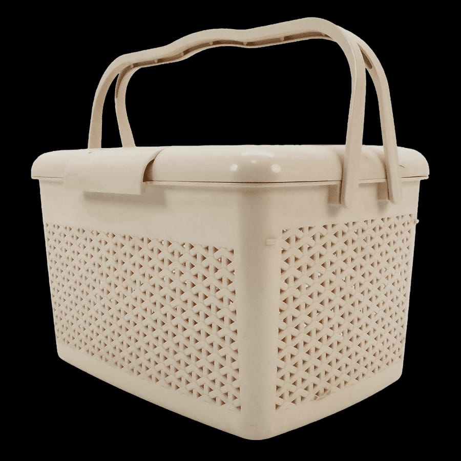 GETAWAY BASKET used in the kitchen, for home storage & organisation, office use, shopping, picnics and other outdoor events, combining practicality with style.