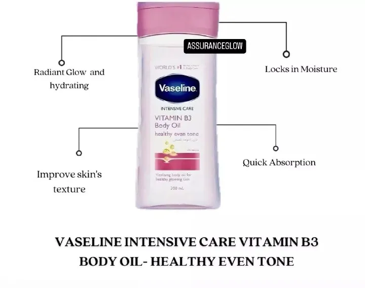 Vaseline Vitamin B3 Intensive Care Body Oil 200ml