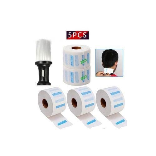 Professional Barber Neck Rolls - Set Of 5 Free Hair Brush