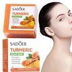 SADOER Turmeric Anti Acne Soap,Tend Skin Moisturizing Deep Cleansing Face and Body Tumeric Soap