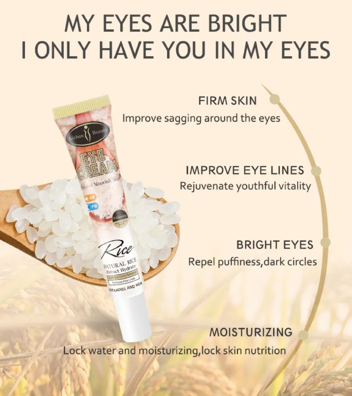 Aichun Beauty Natural Rice Eye Cream