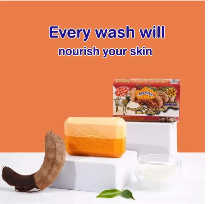 Original Asantee Tamarind & Goat Milk Herbal Soap 125g