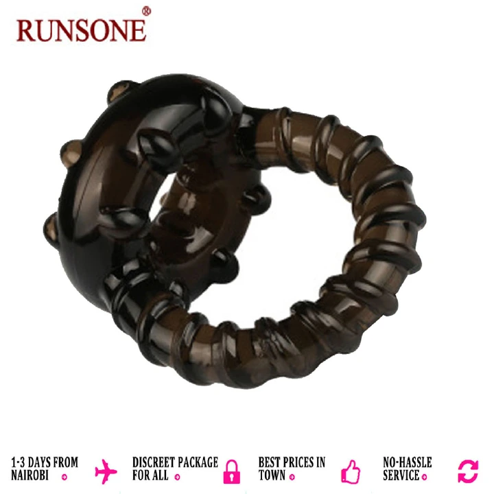 Elastic Cock Ring Testicle Restraint Prolonged Intercourse Adult Sex Toy for Men - image 7