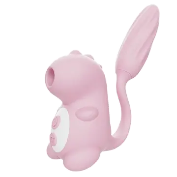 Discreet 3in1 Sucking Vibrator Lovely Dinosaur Tail Massager Clit Nipples Anal Rose Sucker 12 Modes Pleasure Dilldo for Vaginal Clitoral G-spot Stimulation Adult Non-embarrassed Sex Toy Gift for Women - image 11