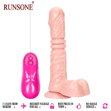 Powerful Thrusting Dildo Vibrating Realistic Large Silicone G-Spot Vibrator Adult Sex Toys For Women Valentine Gift for Girlfriend Wife - image 16