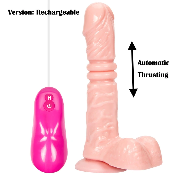 Powerful Thrusting Dildo Vibrating Realistic Large Silicone G-Spot Vibrator Adult Sex Toys For Women Valentine Gift for Girlfriend Wife - image 15