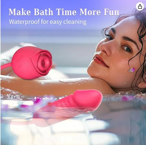 HOT SALE Rose Sex Toy For Ladies Sex Products For Women Sucking Vibration Female Licking Massage Masturbation sex toys adult gift #hua man ting2 - image 13