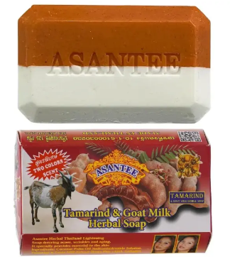 (OFFER!!!)Original Asantee Tamarind & Goat Milk Herbal Soap 125g (Pack of 1) - Natural Skin Care Soap for Nourishing & Moisturizing, Ideal for All Skin Types/Asante soap