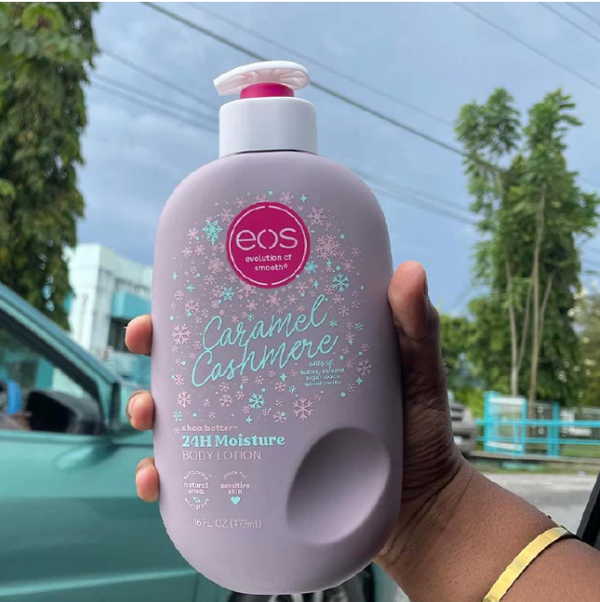 Eos Shea Better Caramel Cashmere Body Lotion 473ml 24 Hour Moisture Shea Butter Lotion With 7 Nourishing Oils Lightweight Non Greasy Hydrating Soft Smooth Skin Warm Caramel Vanilla Scent