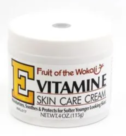 Fruit Of The Wokali Vitamin E Skin Care Cream - Moisturizing, Soothing, Younger