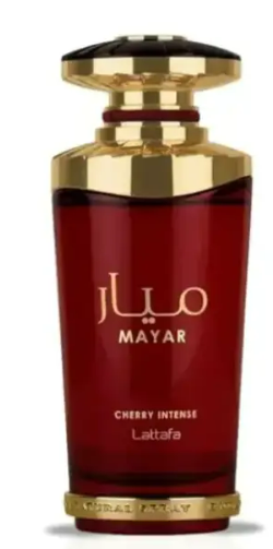 Lattafa Mayar Cherry Intense for Unisex Eau de Parfum Spray, 3.4 Ounce / 100 ml EDP long lasting fragrance for men and women