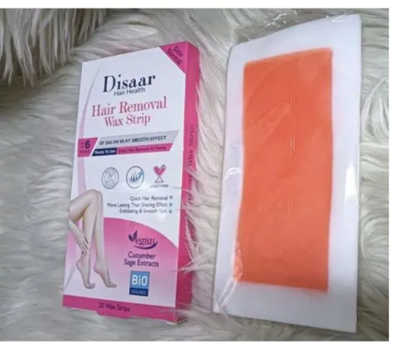 isaar HAIR REMOVAL WAX STRIPS Skin Normal Quick Lasts 6 Weeks CUCUMBER SAGE EXTRACTS VEGAN Ready to Use jm