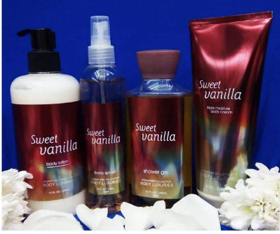 4 Pack Dear Body Sweet Vanilla Lotion, Shower Gel ,Body Splash & Cream Sweet Fresh Scent Keep Fresh Body Lotion Shower Gel Body Washes Body Washes 4 Pack Signature Collection Body Luxuries