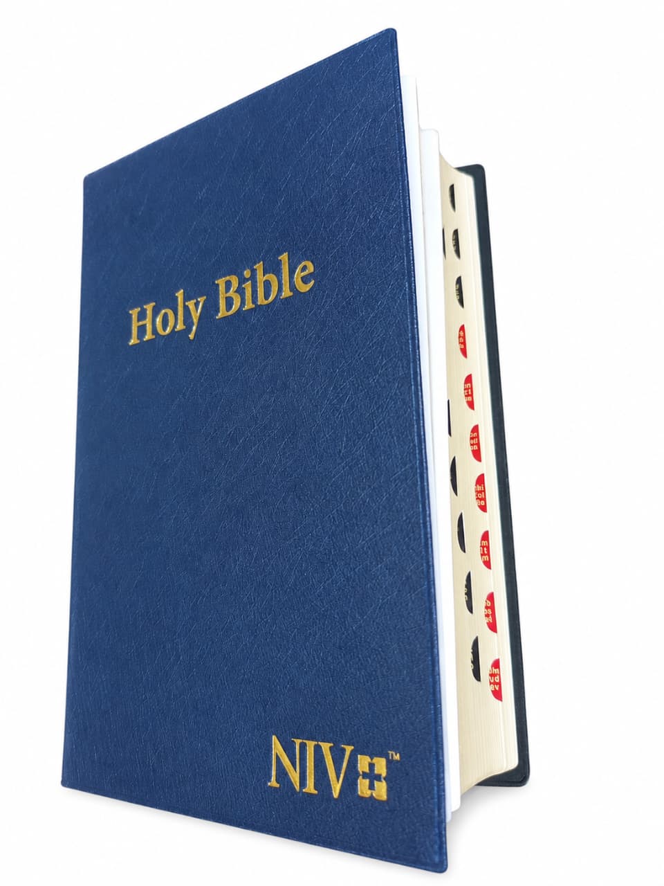 NEW INTERNATIONAL VERSION(NIV) WITH THUMB INDEX- Easy-to-use Bible designed for everyday reading and personal study.The thumb index makes it quick and convenient to locate individual book of the bible
