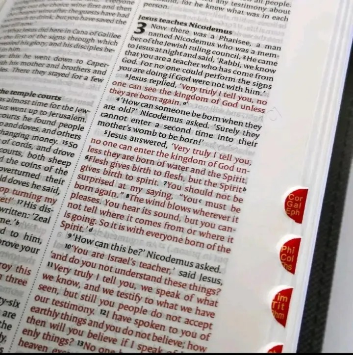 New International Version (NIV) Press Button Bible with Thumb Index – The secure press-button closure helps protect the Bible's pages, while the thumb index allows you to quickly locate books.