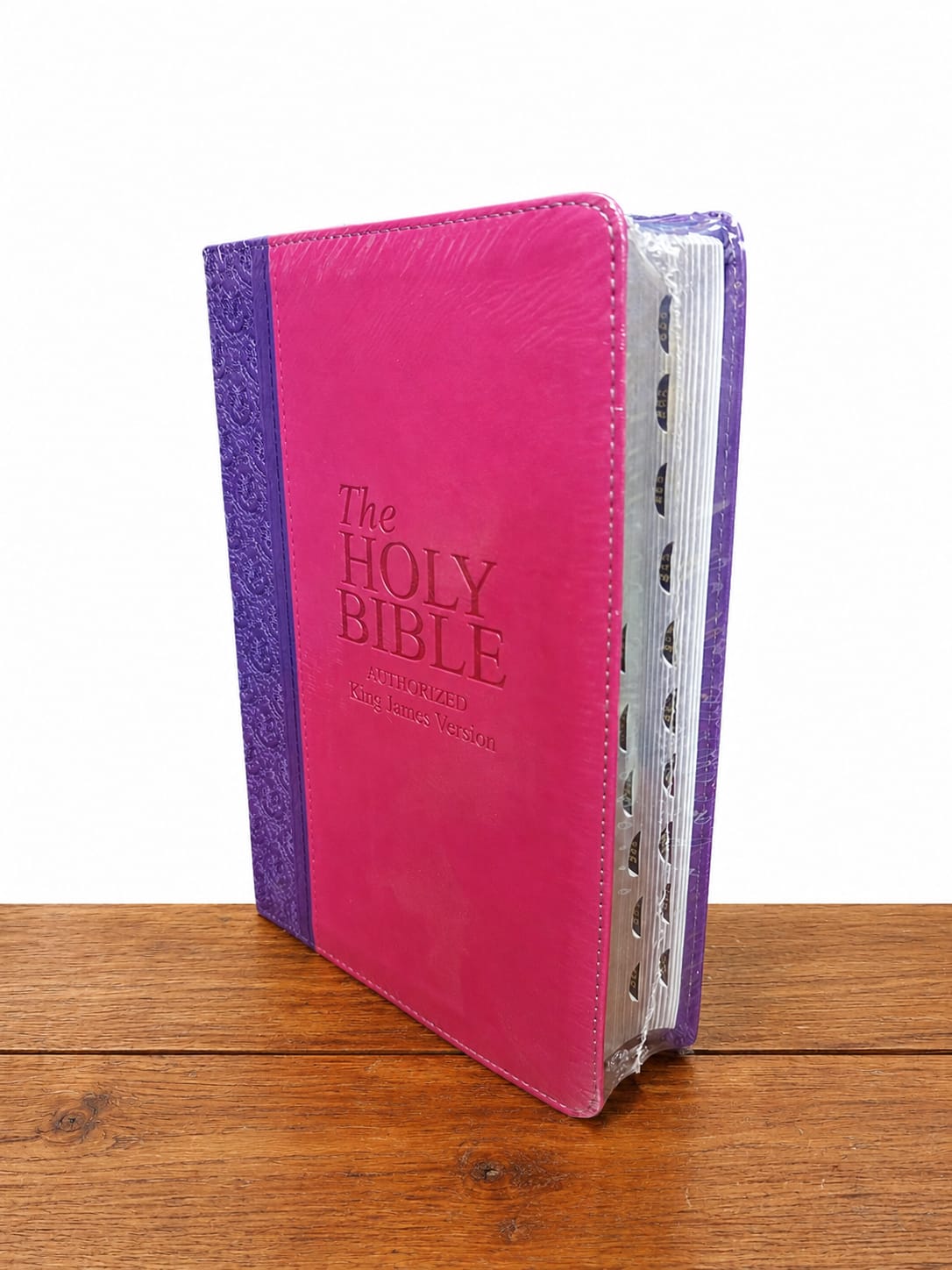 The Holy Bible – Authorized King James Version (KJV)-A beautiful Authorized King James Version (KJV) Holy Bible featuring an attractive  cover with a durable finish and elegant embossed lettering.