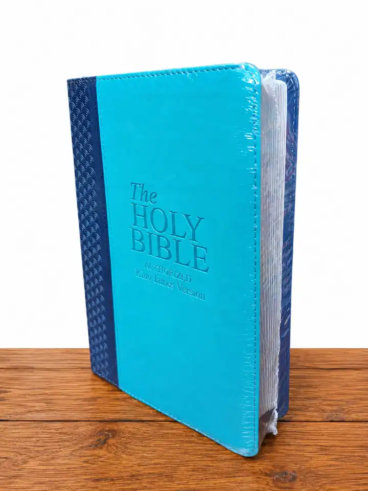 The Holy Bible – Authorized King James Version (KJV)-A beautiful Authorized King James Version (KJV) Holy Bible featuring an attractive  cover with a durable finish and elegant embossed lettering.