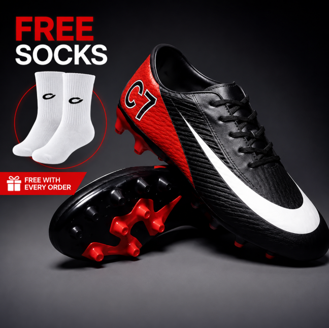 High Quality C7 Football Soccer Boots, Comfortable Durable Sports Shoes for Men and Boys, Lightweight Non-Slip Football Cleats, Perfect for Training, Matches, Outdoor Sports and Games, Clearance Sale