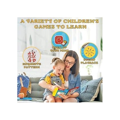 Kids Interactive Sound Book English Words - Learn Happily, Audio Electronic Educational Reading Book For Babies Toddlers