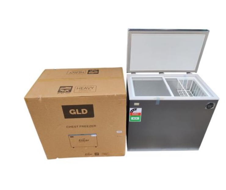 GLD 109 Litres Deep Freezer - Compact design suitable for homes and small businesses, Spacious interior for storing meat, fish, vegetables, ice cream and other frozen foods, Efficient cooling.