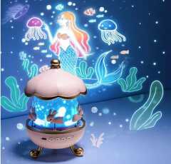 Bunny Night Light Projector – Kids Decorative Light, Cute bunny-themed night light projector, Fancy decorative light for kids’ rooms, Creates a soft and relaxing atmosphere at night