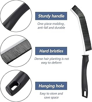 Restocked 2PCS Narrow Crevice Cleaning Brush Small Gap Scrubber With Super Non-Slip Grip, Premium Durability & Confident Everyday Convenience (Now Available in Black)
