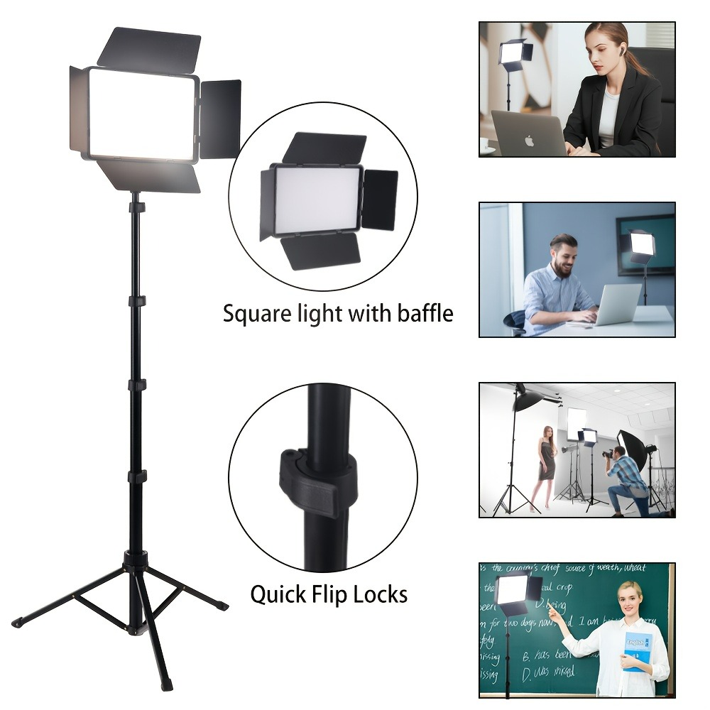 10 Inch 2m Led Photography Lighting Photography With Remote Control For Live Square Adjustable Accessories Flat Fill Supplementary