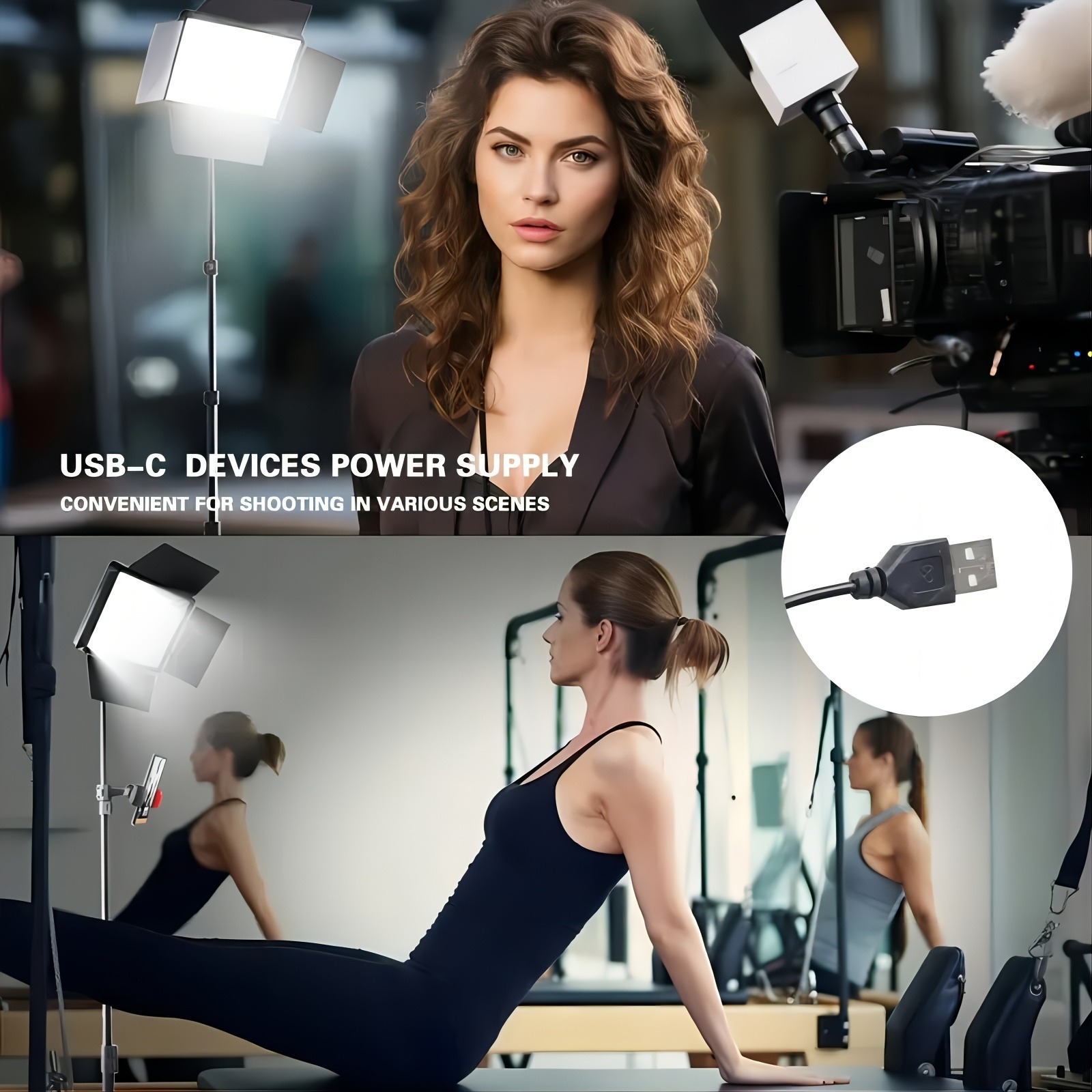 10 Inch 2m Led Photography Lighting Photography With Remote Control For Live Square Adjustable Accessories Flat Fill Supplementary