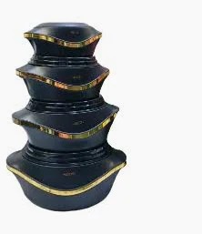 Milton 3pcs  Pearl Thermoware Insulated Hotpots Serving Dish Casserole Set Hot Pot Serveware Set Serve or Keep Food Hot or Cold Size 2500, 3500 and 5000ml Big Sizes
