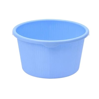 Dune Basin Multicolor Plastic Wash Basin Bucket Multipurpose Durable Storage for Washing Clothes