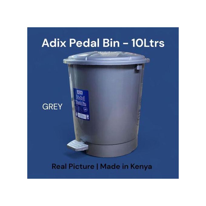 Adix Pedal Dust Bin 10Ltrs Plain