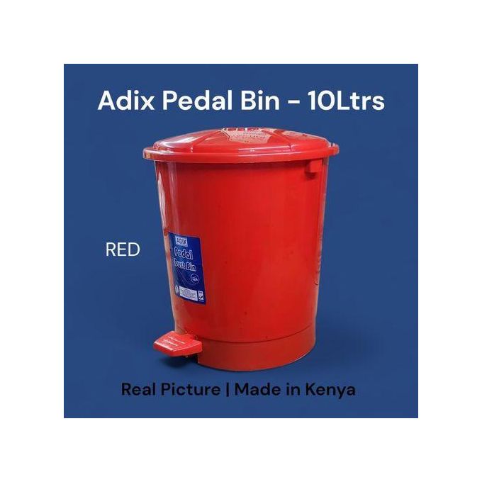 Adix Pedal Dust Bin 10Ltrs Plain