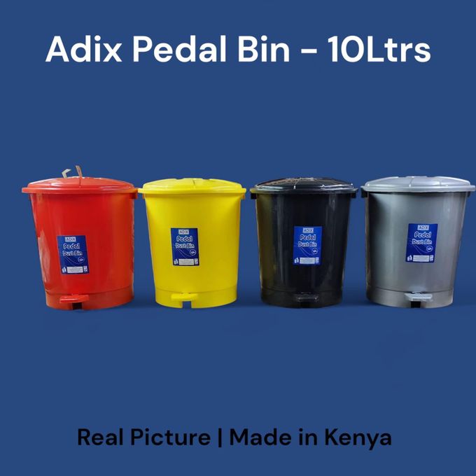 Adix Pedal Dust Bin 10Ltrs Plain