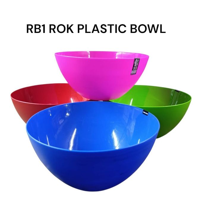 Roc 2-Piece 4L Multicolor Plastic Mixing Bowls Set