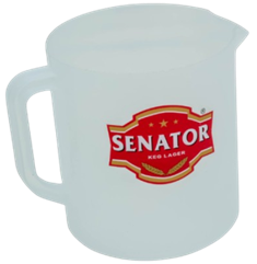 KBL Beer Keg Pump With + 12 Free Senator Branded Keg Mugs 300ml +1 Free Senator Jug 1.5L +2 Free Branding Stickers + Warranty For 1 Year
